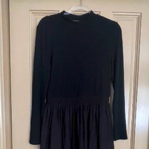 Black midi dress by Saturday Sunday Size L